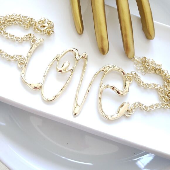 Zara “LOVE” Necklace - Picture 8 of 12